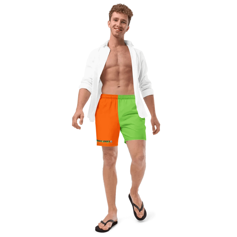 SPOOKY JOOCE Swim Trunkz - Orange/Green product image (4)