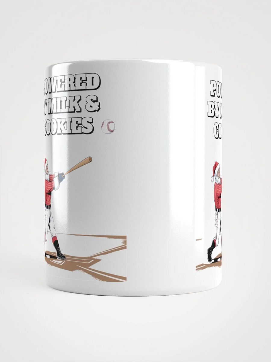 Powered By Milk And Cookies - Baseball White Mug product image (15)