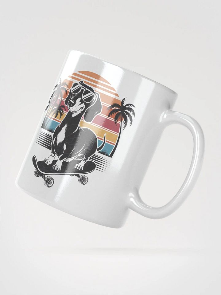 Doxie on a Skateboard Mug product image (5)