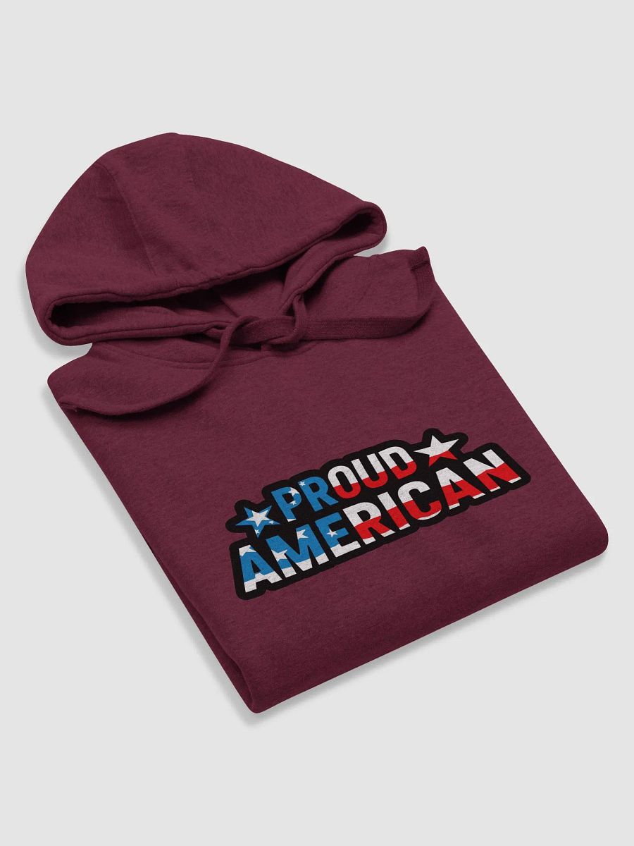Hoodie: Proud American product image (11)
