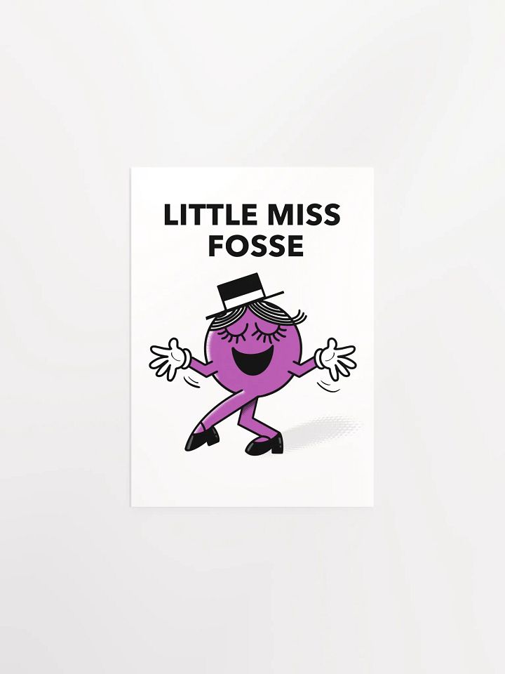 Little Miss Fosse Poster – Enhanced Matte Broadway Dance Print product image (7)