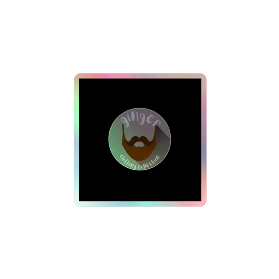 Ginger Beard Holographic Sticker Set product image (1)