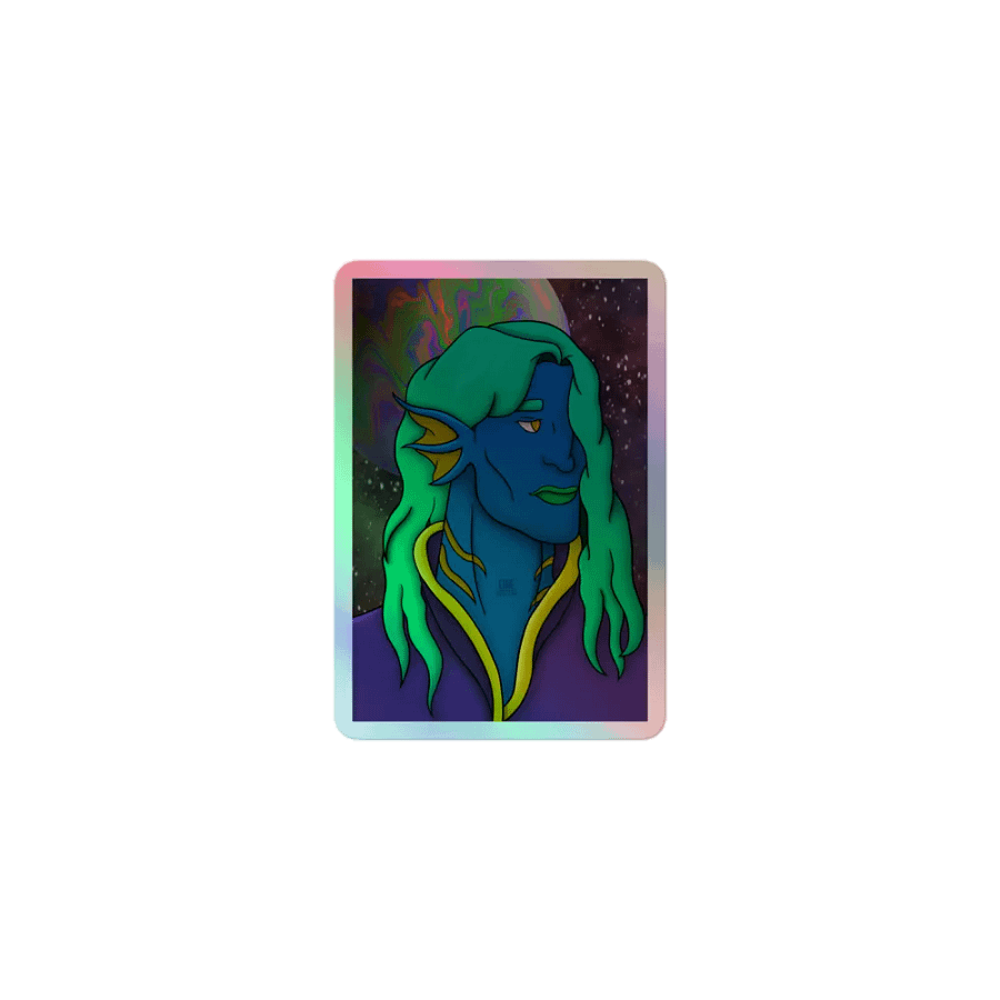 Kelis Holographic Sticker product image (1)