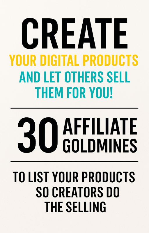CREATE Your Digital Products & Let Others Sell Them FOR You! product image (1)