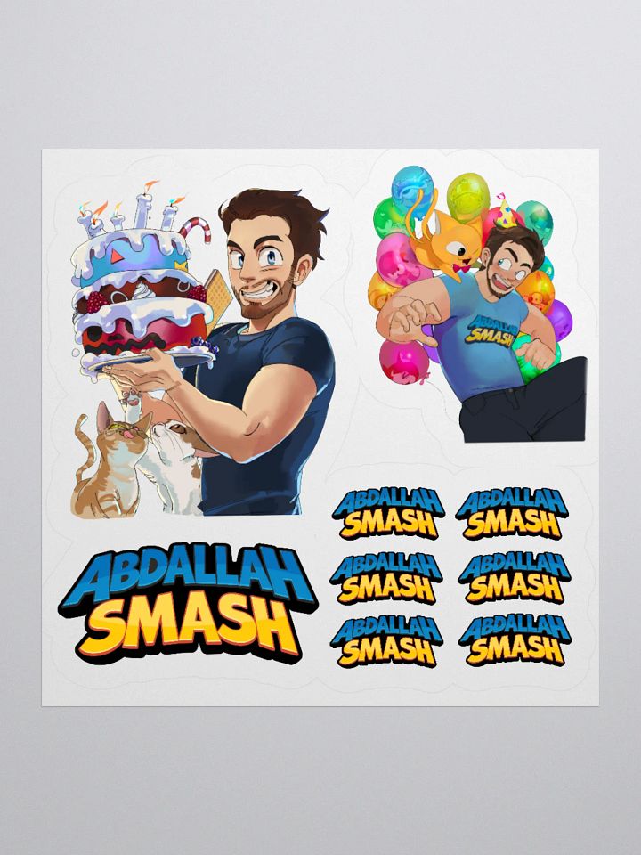 Birthday Bash 2025 Sticker Sheet (Limited Edition) product image (1)