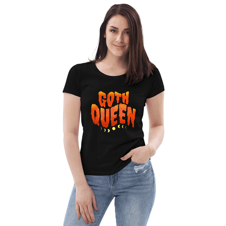 Goth Queen: Women's Fitted Eco Tee product image (1)