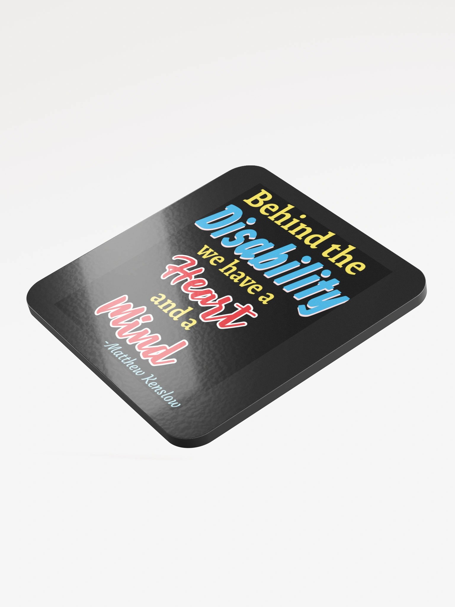 Glossed Cork Coaster [Quote 1] product image (3)