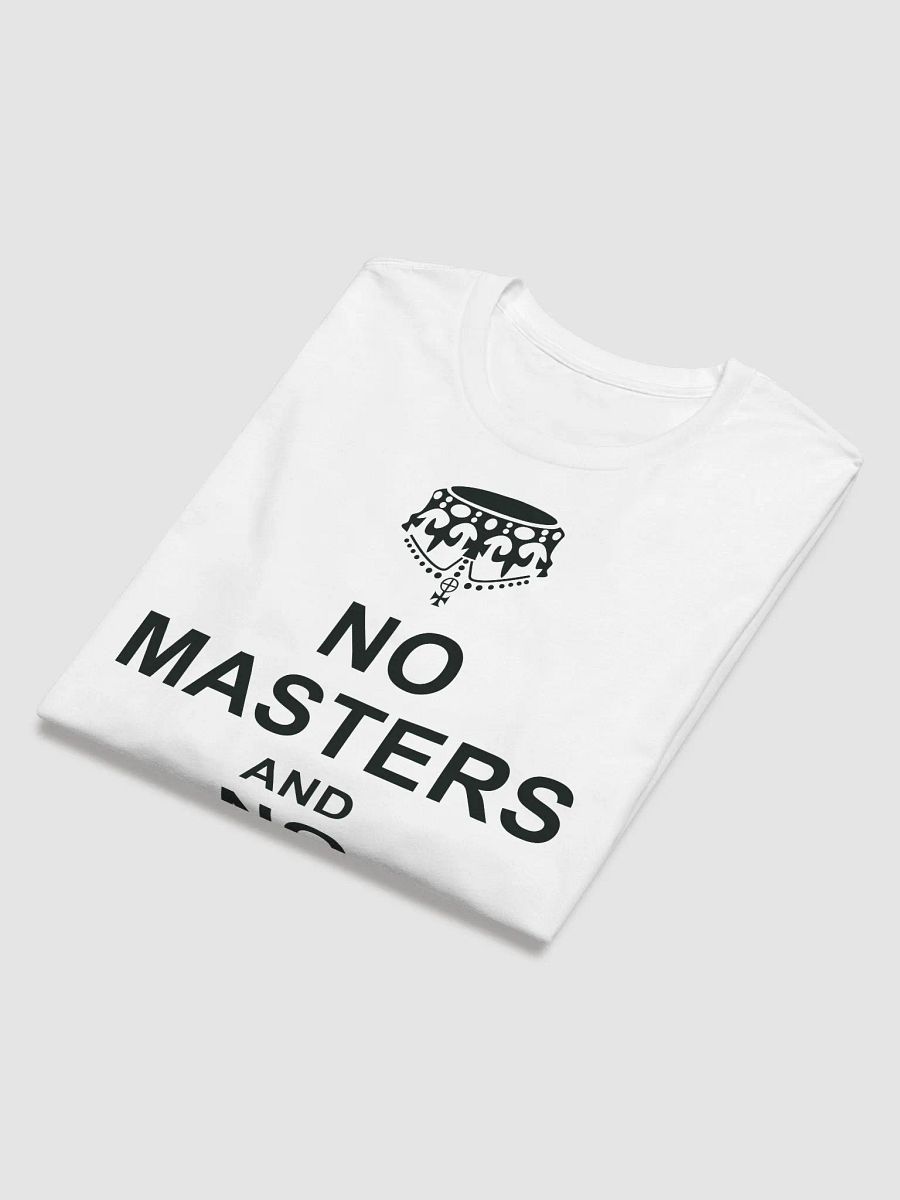 No Masters No Slaves White Long product image (6)