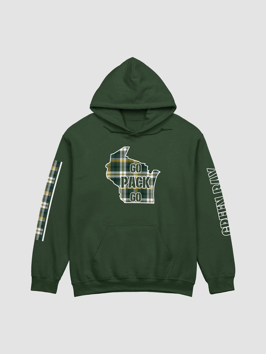 Green Bay Fight Cancer Plaid Hoodie product image (3)