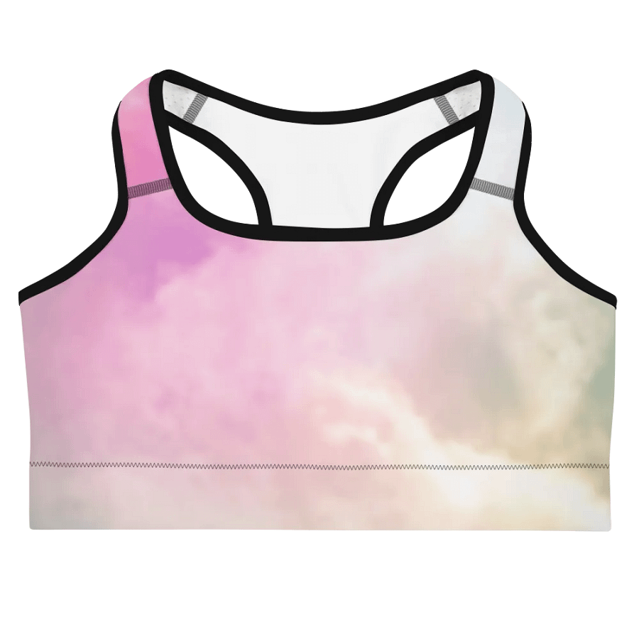 Blur cloud rainbow Design Sports Bra - V4 product image (4)