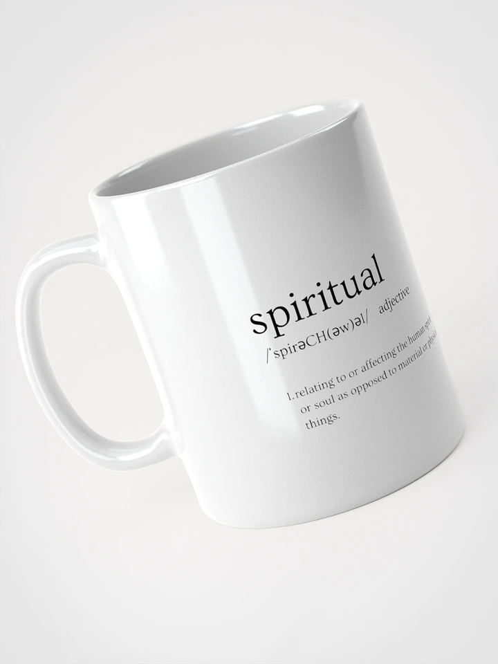 Spiritual Definition Glass Mug product image (1)