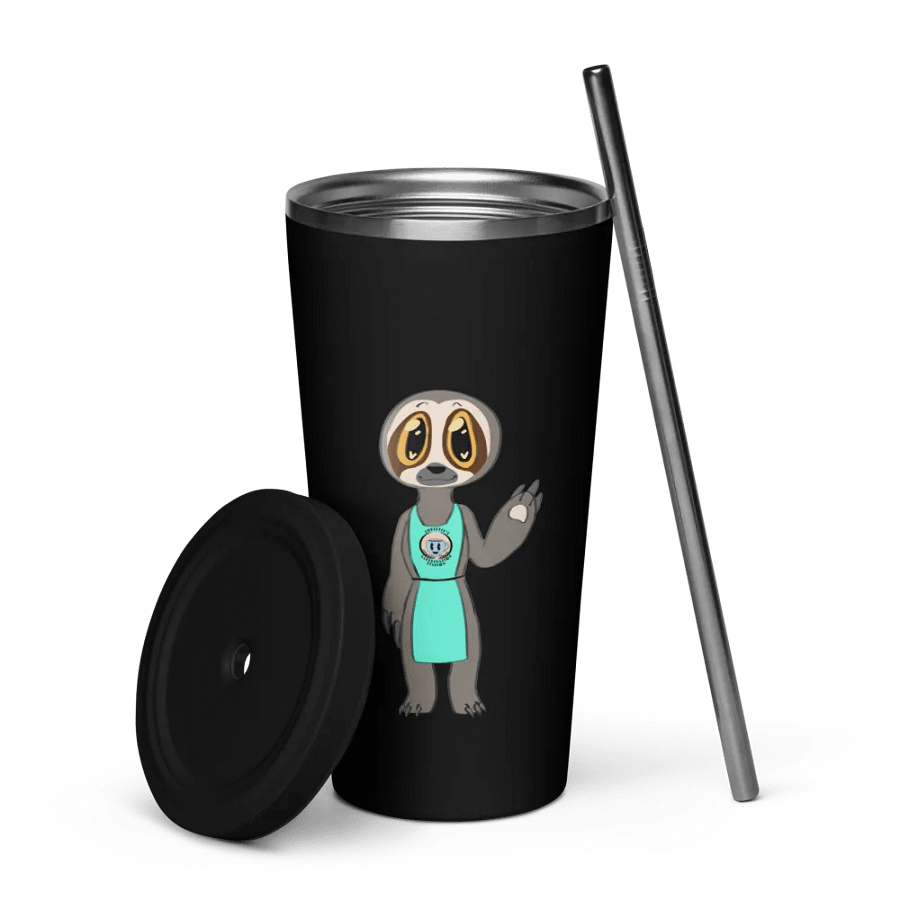 Insulated Tumbler with a Straw product image (5)