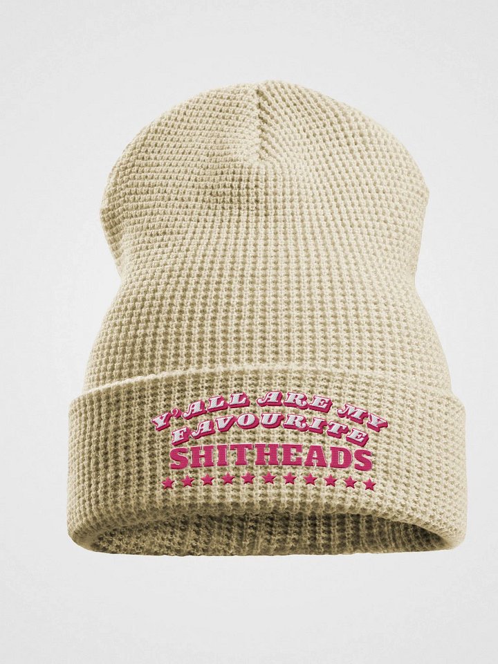 Yall are My Fav Shitheads Waffle Beanie product image (1)