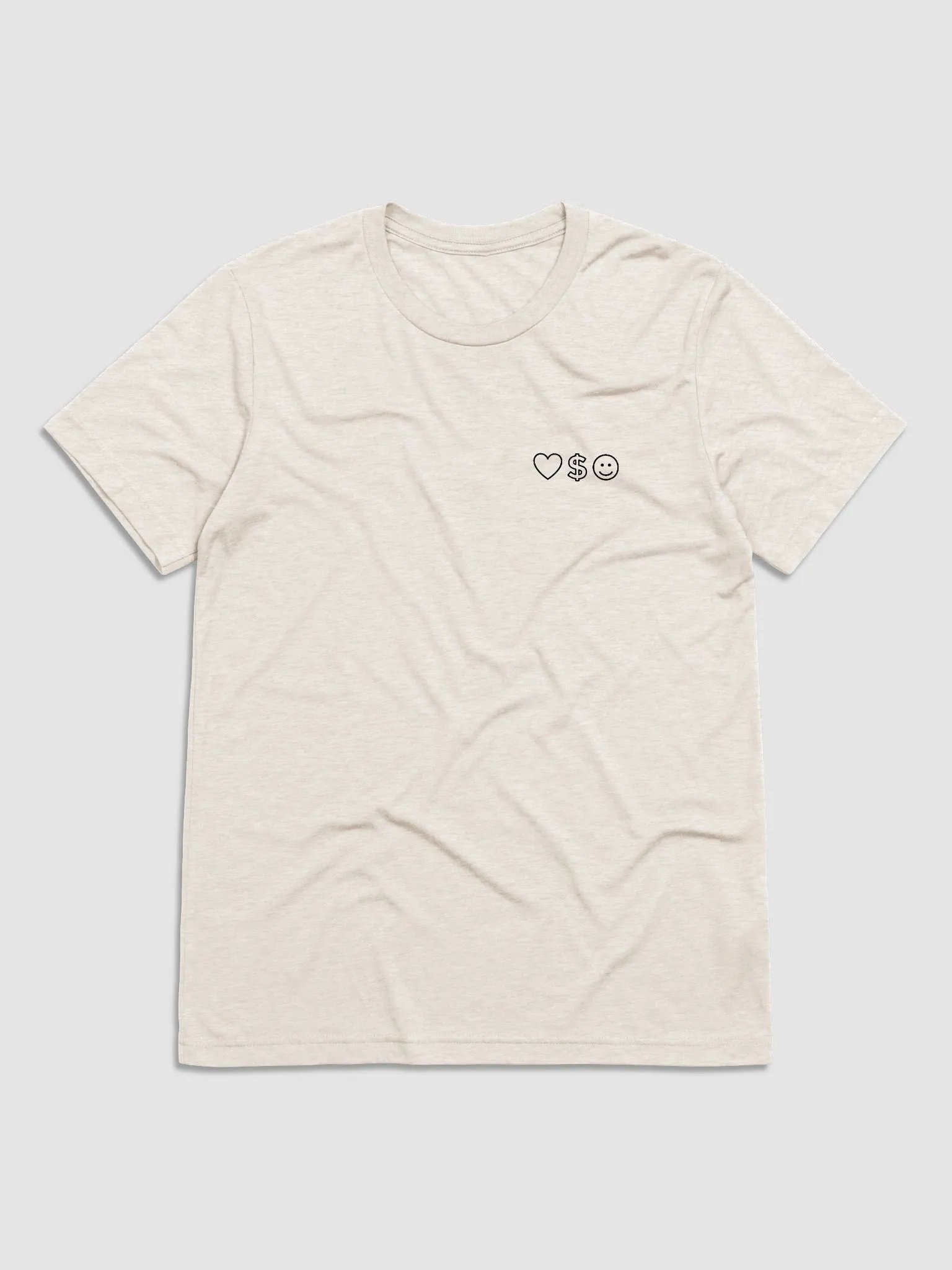 Invest In Yourself Tee (White & Cream) product image (2)
