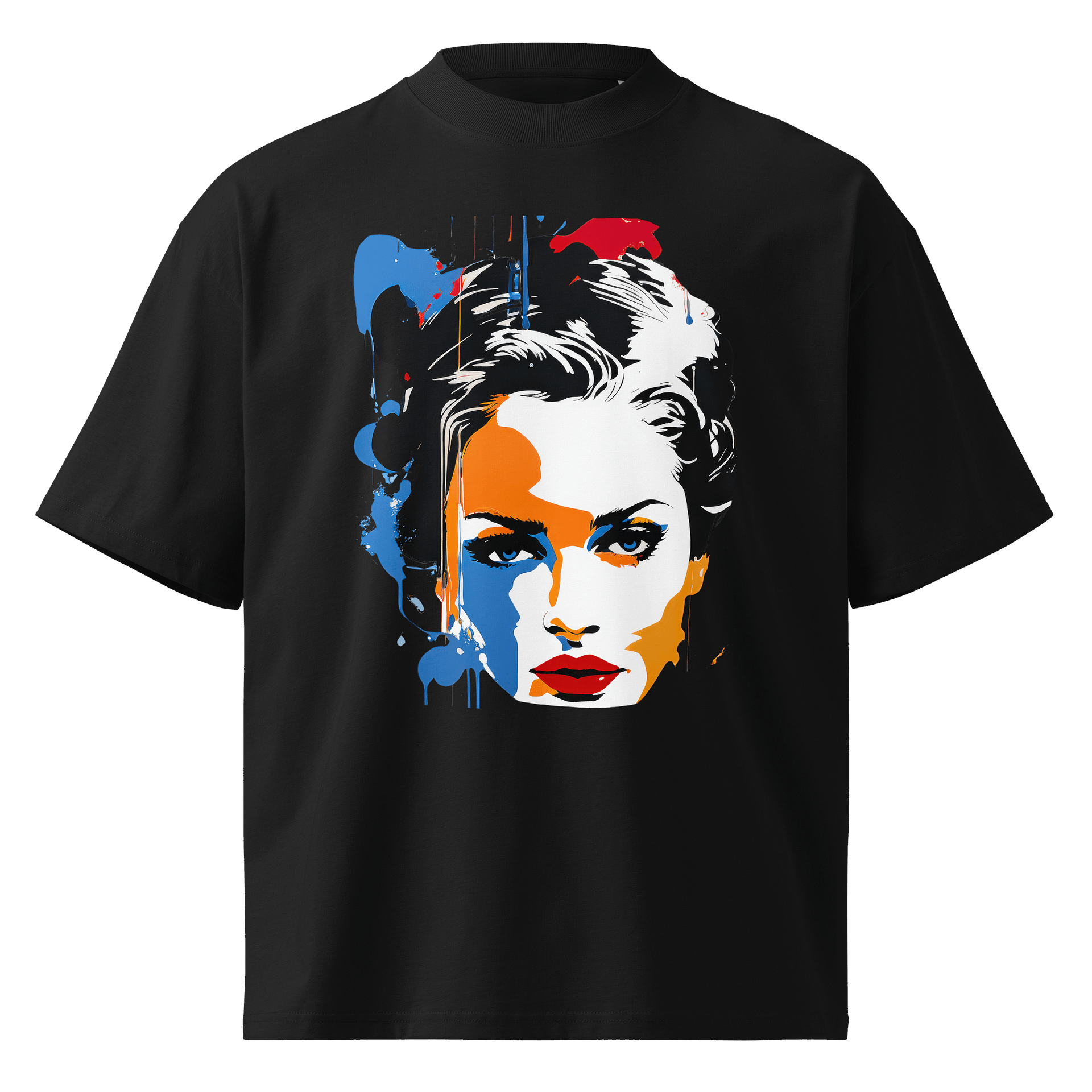 Abstract Girl - Stanley/Stella Unisex Organic Oversized T-Shirt SATU020 product image (2)
