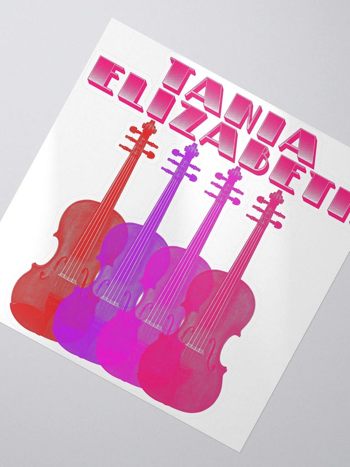 4 Fiddles Sticker - Purple product image (2)