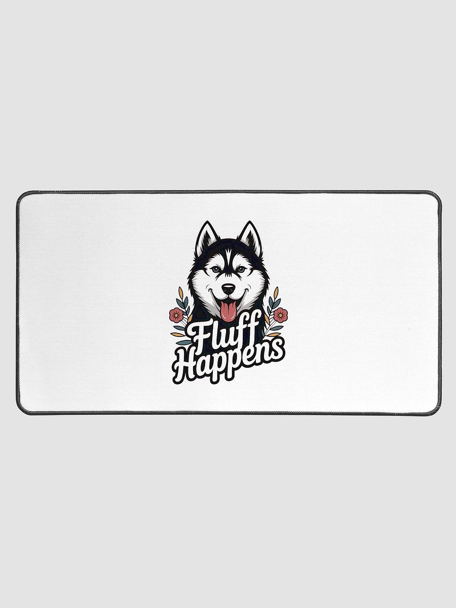 Fluff Happens Siberian Husky Desk Mat product image (1)