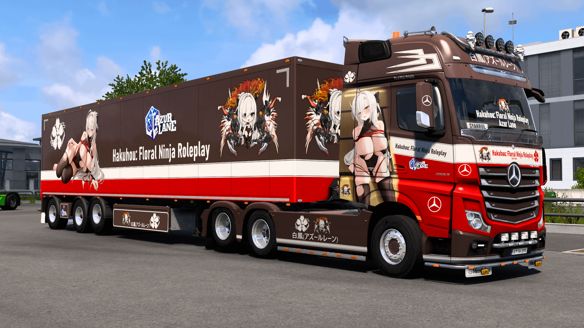 [ETS2] IJN Hakuhou (Floral Ninja Roleplay) - Azur Lane [Combo Skin] product image (1)