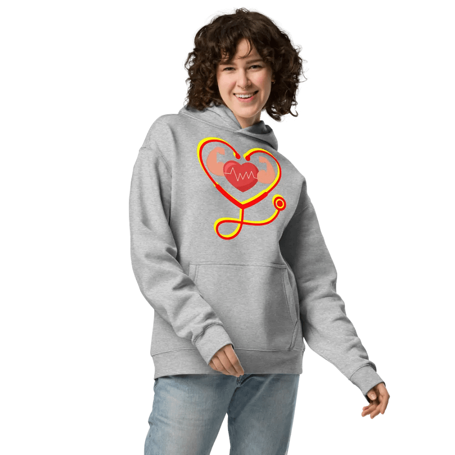 Heartbeat Flex Oversized Hoodie product image (13)