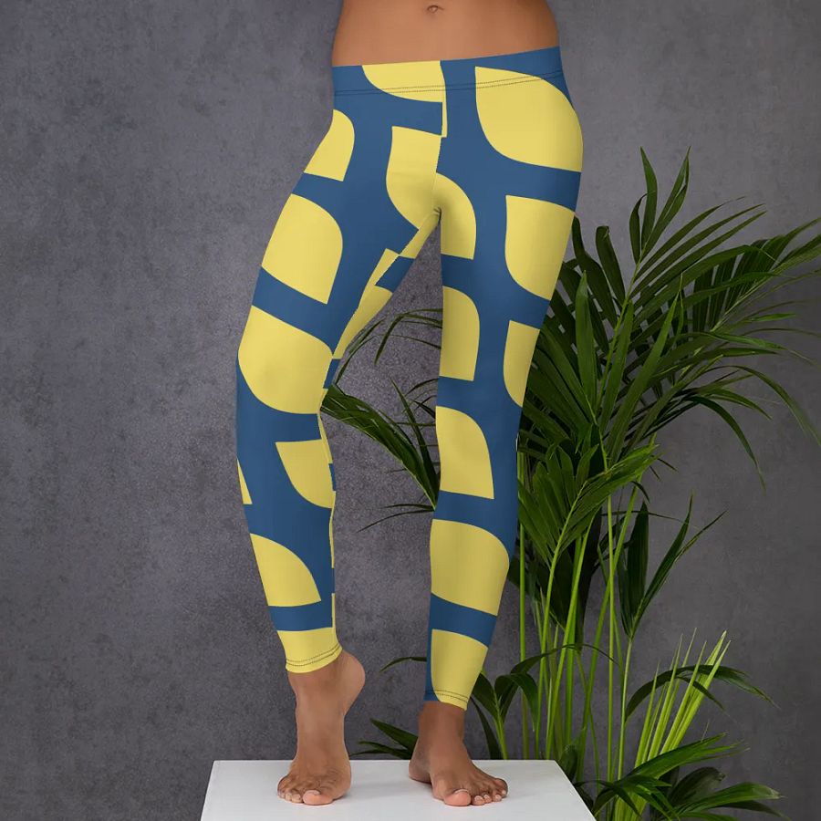 Leafy Blues All-Over Leggings product image (5)