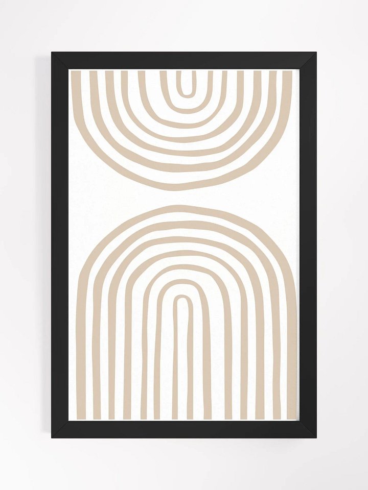 Neutral Lines Framed Poster product image (5)