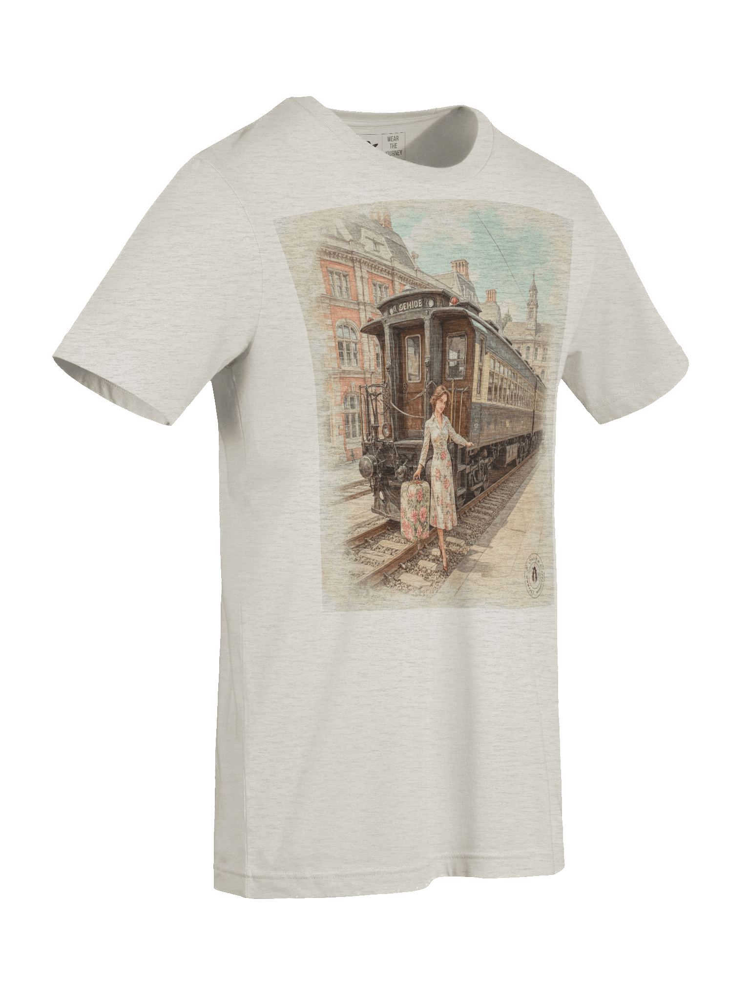 Vintage Train Travel T-Shirt – Romance of the Rails product image (9)