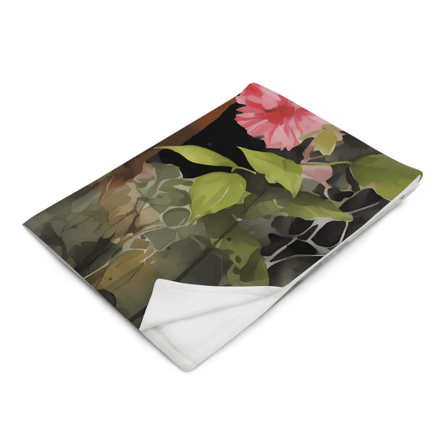 Beagle Dog Cute Puppy Floral Design Throw Blanket product image (6)