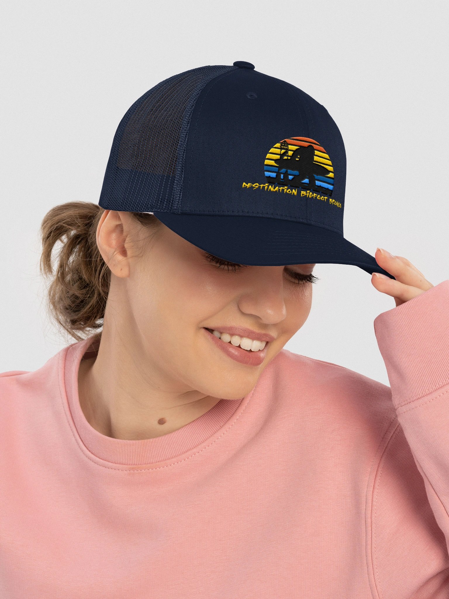 Destination Bigfoot Bronco Classic Logo Original Trucker Cap (Multiple Colors Available) product image (36)