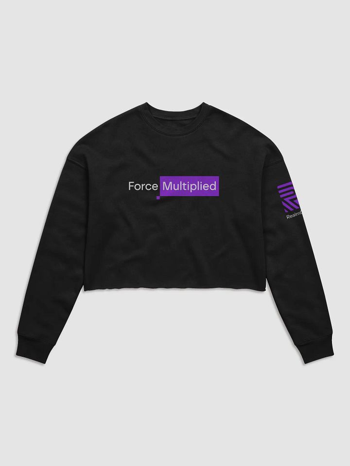 RO Bella+Canvas Women's Force Multiplied Crop Sweatshirt product image (1)