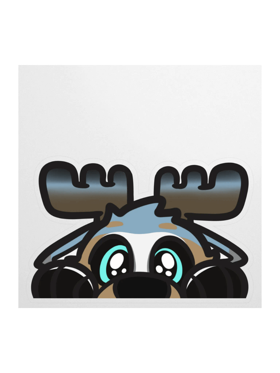 Lurky Deer Kiss-Cut Sticker product image (2)