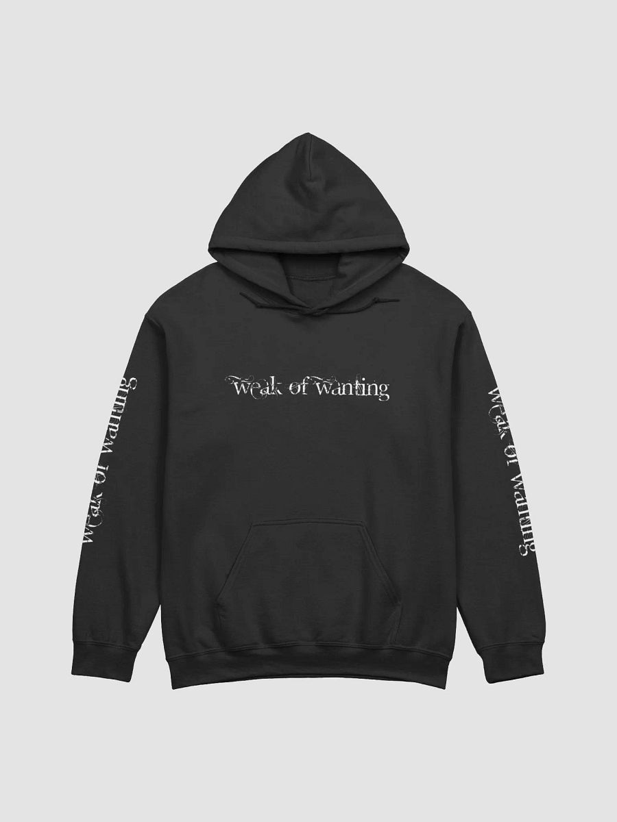 Weak Of Wanting Lisa 'The Gruffalo' B&W Flames Hoodie (Front, Back & Sleeve print) product image (2)
