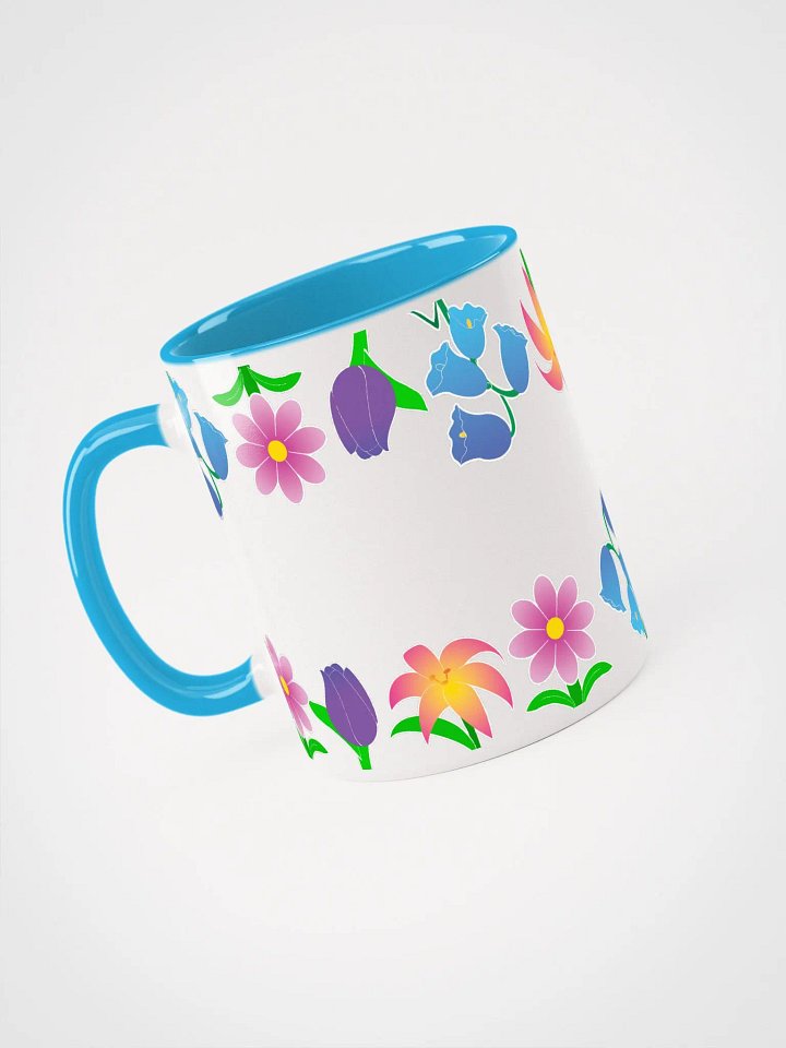 Flowery - color mug double sided product image (1)