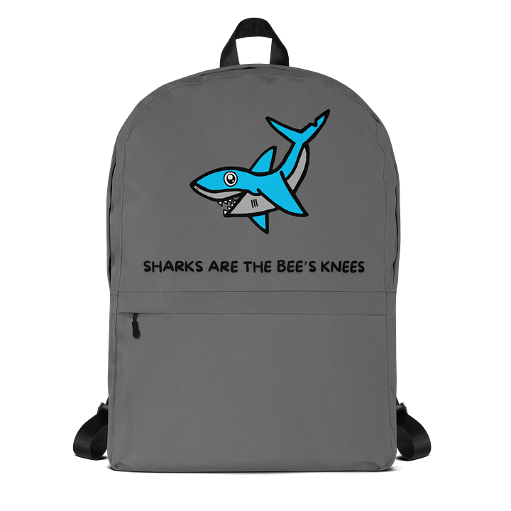 Sharks are the BEE'S knees backpack product image (1)