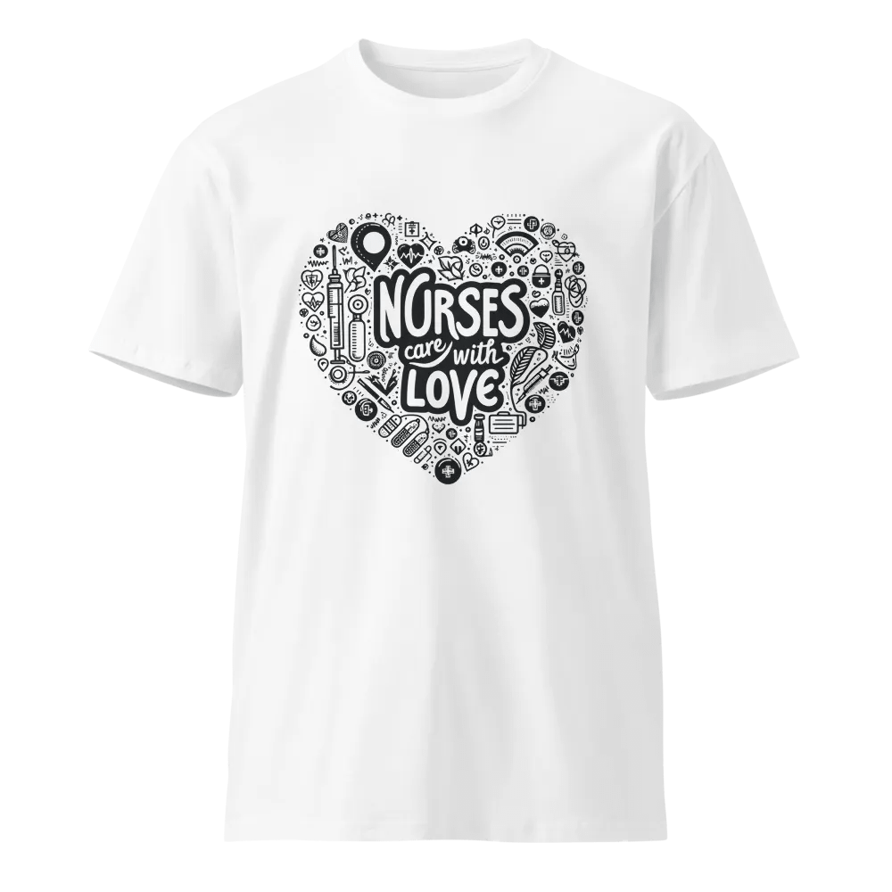 nurses care with love t-shirt product image (1)