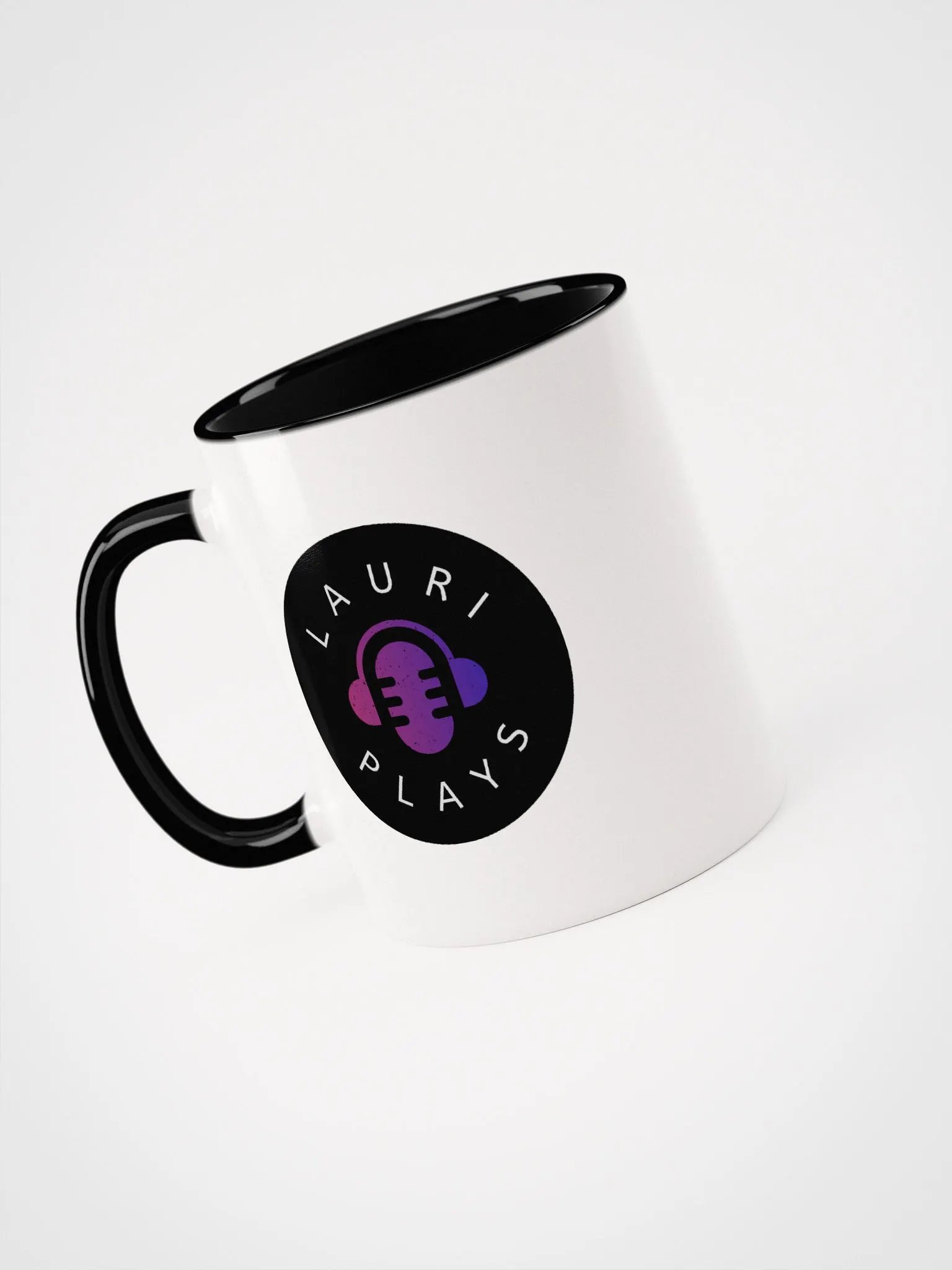 LauriPlays White Ceramic Mug with Color product image (3)