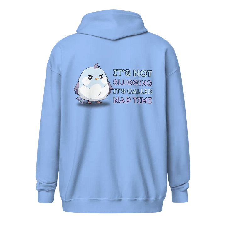 Nap Time Bright-Colored Zippered Hoodie product image (1)