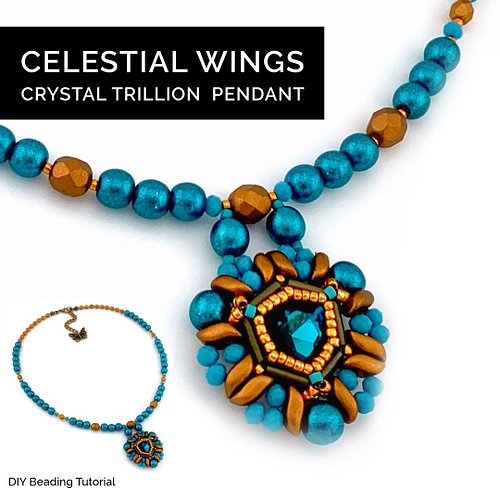 ✨ NEW VIDEO! Celestial Wings Crystal Trillion Beaded Pendant Tutorial with the latest collection @eurekacrystalbeads 

✨ In t...