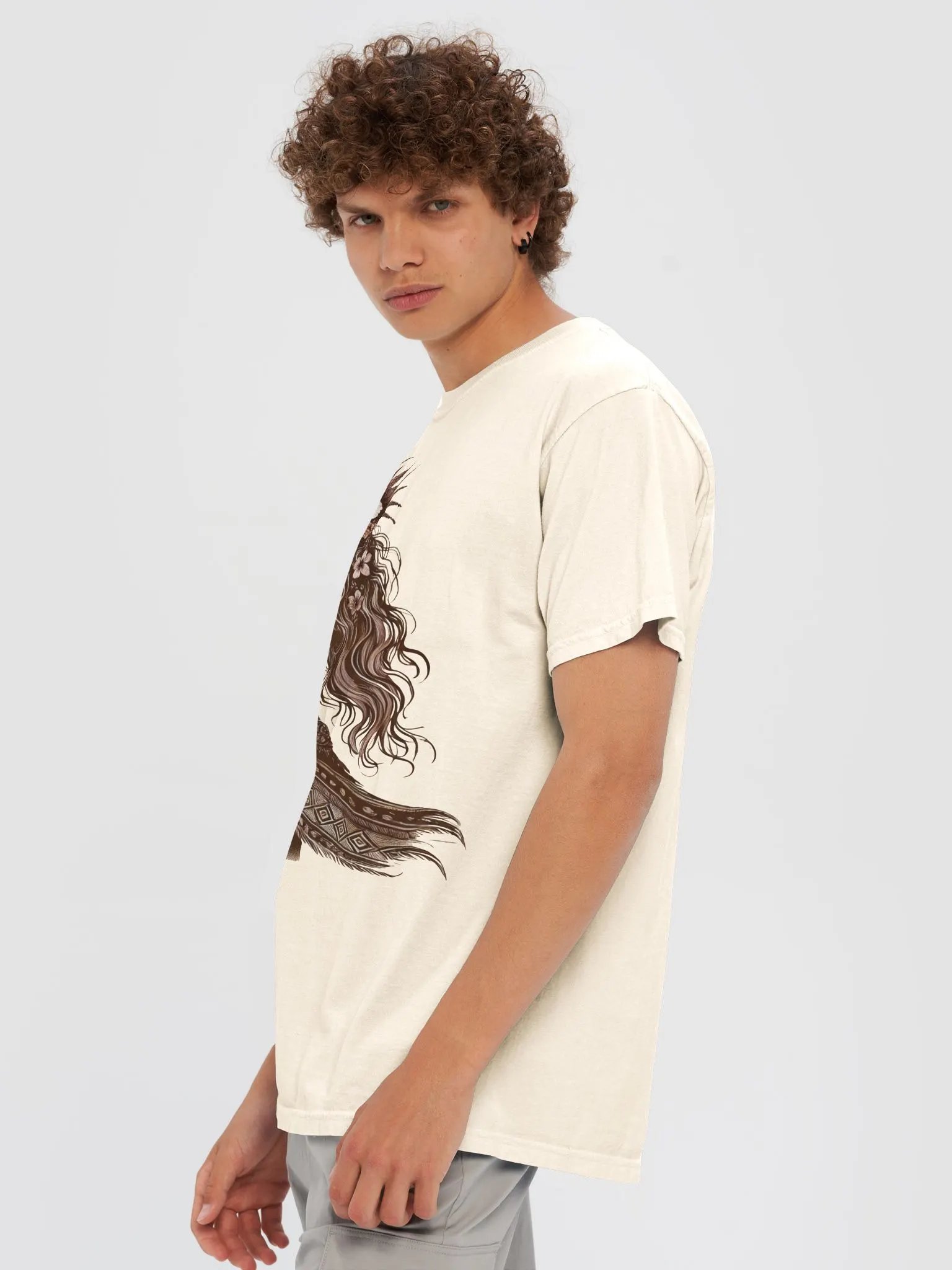 Polynesian Art Tribal T-Shirt, Island Goddess Design, Hawaiian Tropical Shirt, Beach Vacation Top, Ocean Graphic Tee product image (7)