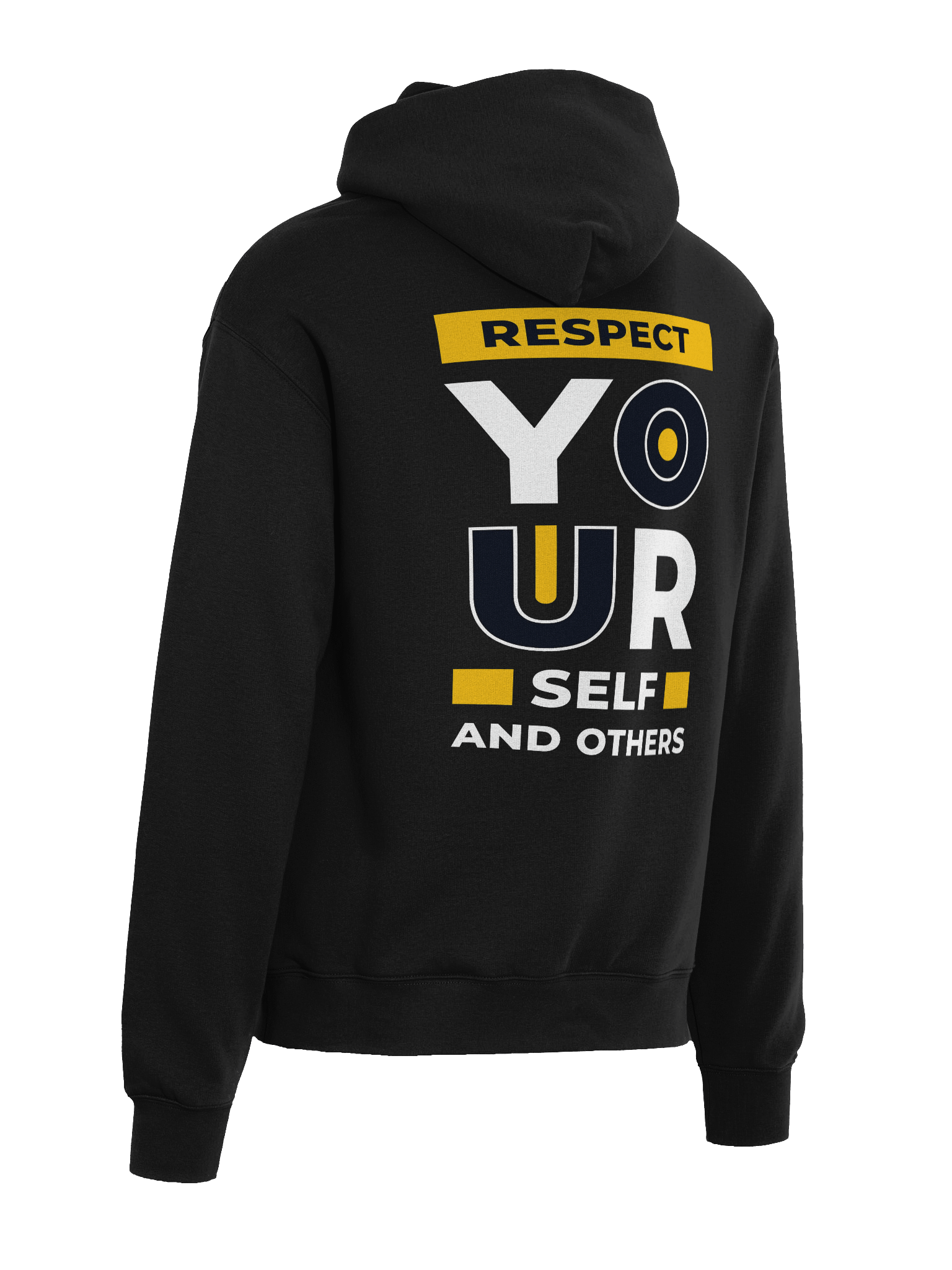 Respect Yourself and Others Hoodie – Motivational Unisex Fleece Pullover for Adults product image (5)