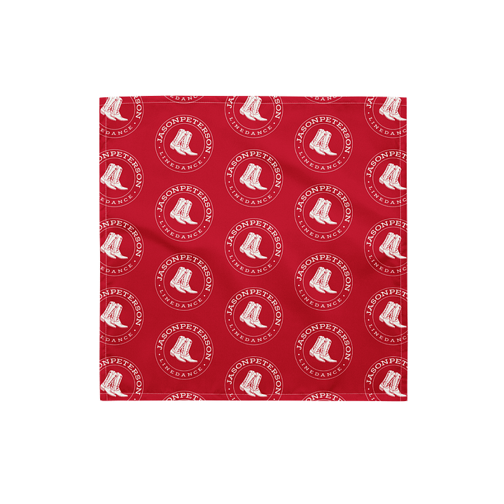 JPLinedance Red All-Over Bandana product image (1)