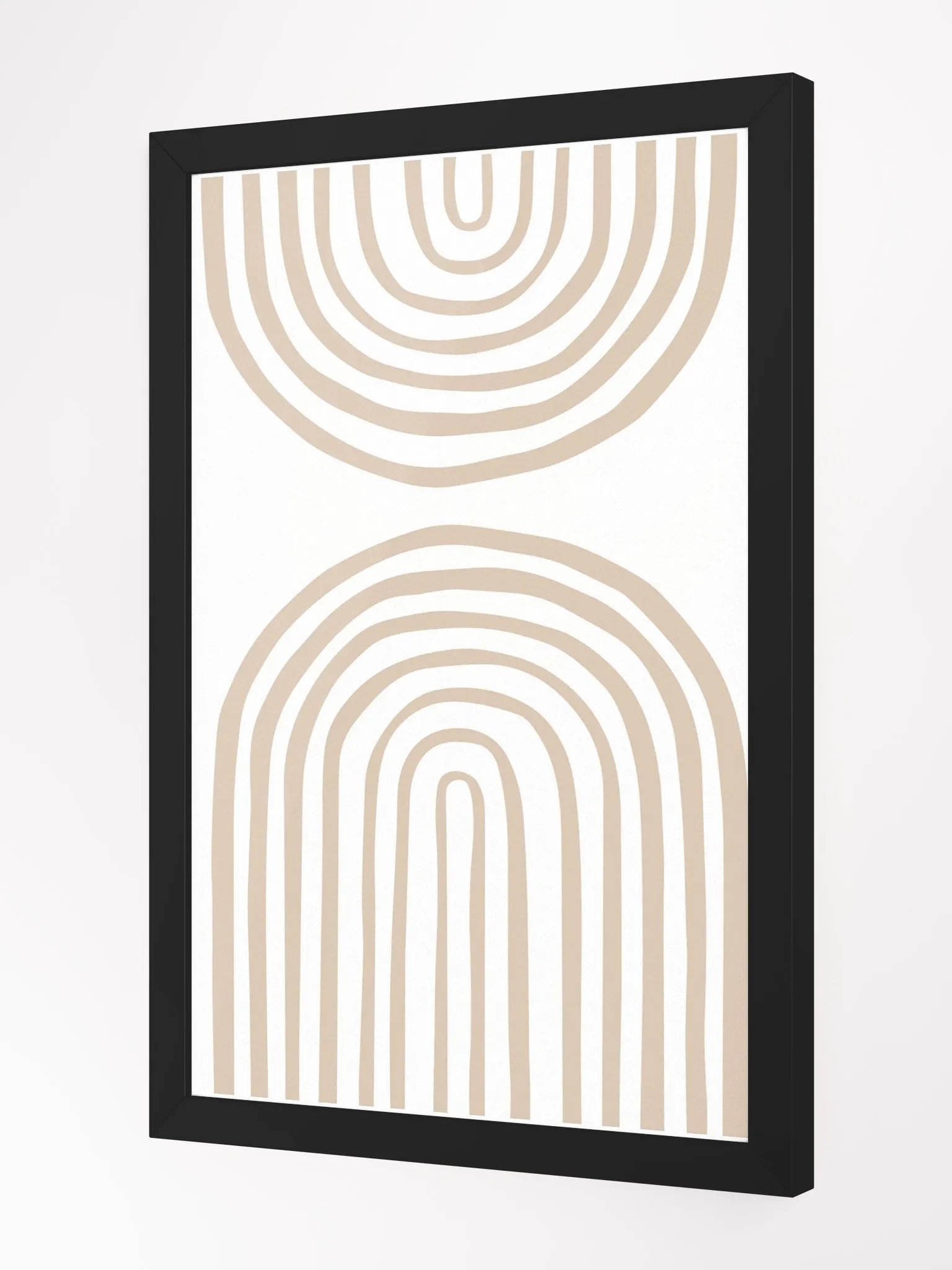 Neutral Lines Framed Poster product image (7)