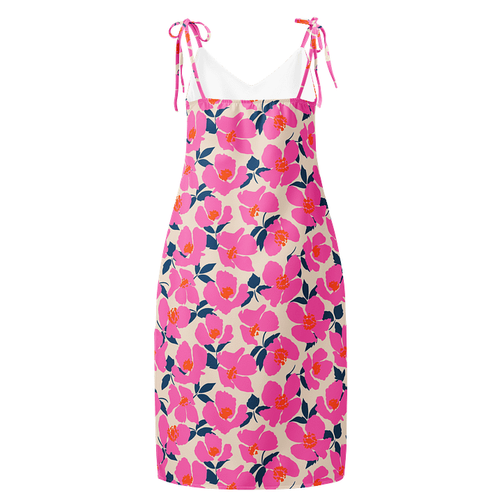 Pink Garden Bloom Chiffon Slip Dress product image (2)