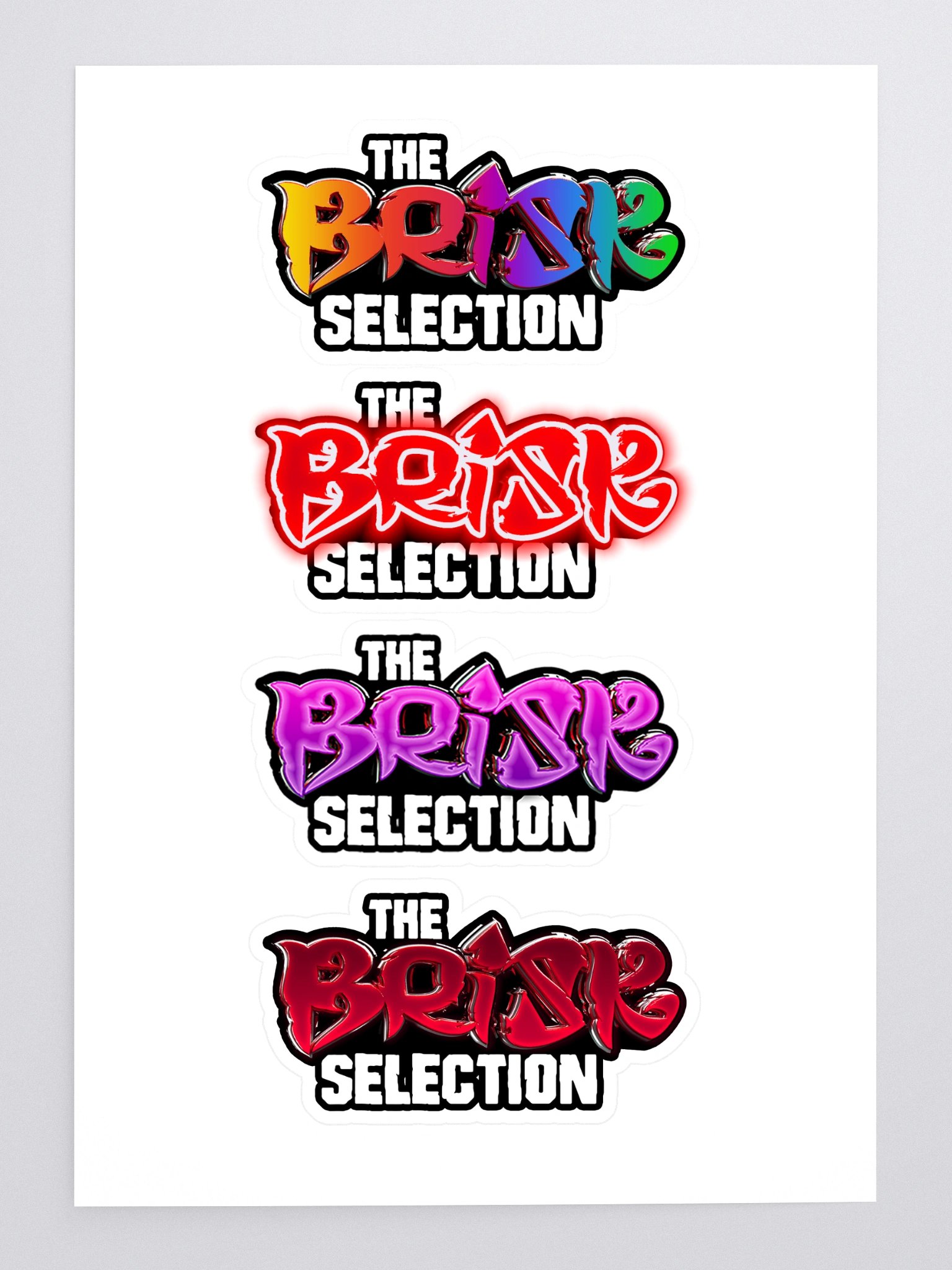 The Brisk Selection Multi Colour Sticker Pack product image (3)