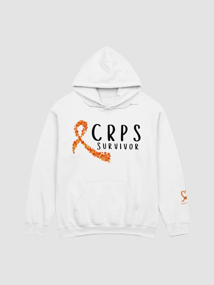 CRPS Survivor Bubble Ribbon Hoodie- Black Print product image (1)