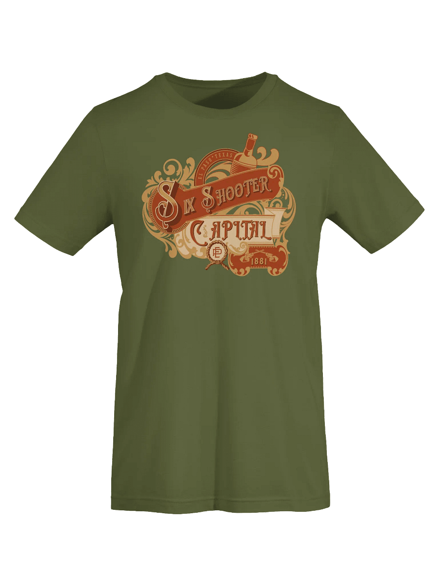 Six Shooter Capital Decorative T-Shirt product image (3)