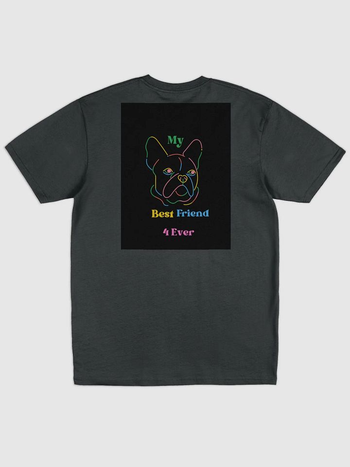 Neon French Bulldog 'My Best Friend' Tee product image (2)