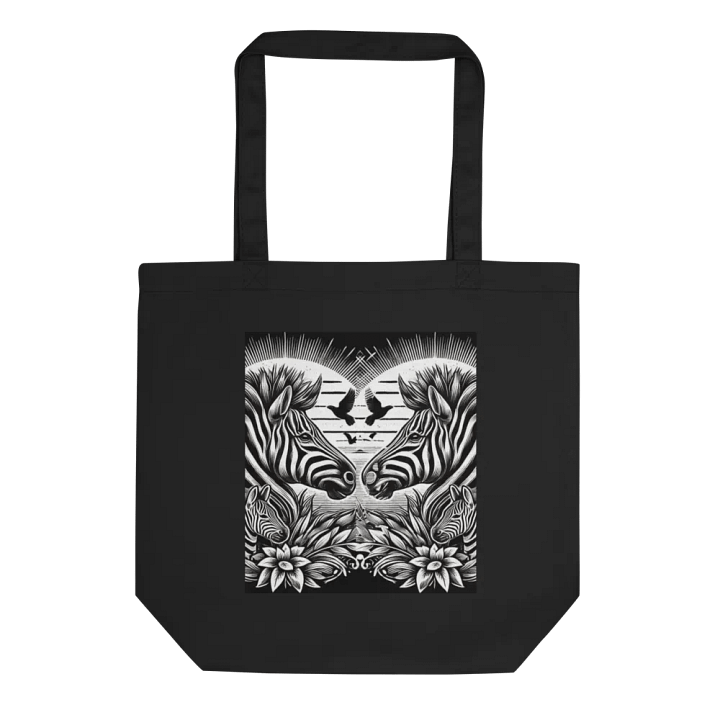 Symmetrical Serenity Zebra Tote Bag product image (2)
