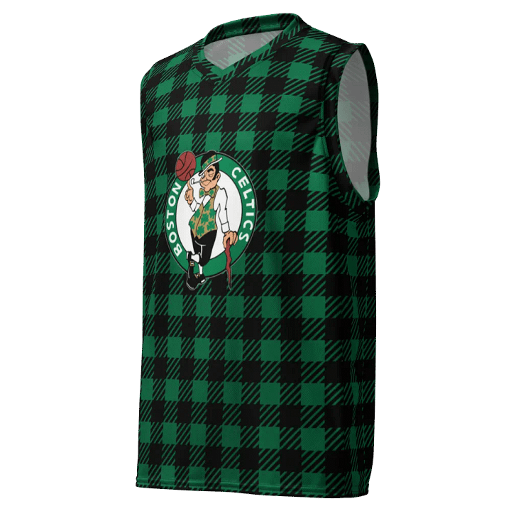 Lucky Spins Recycled Basketball Boston Celtics Jersey product image (1)