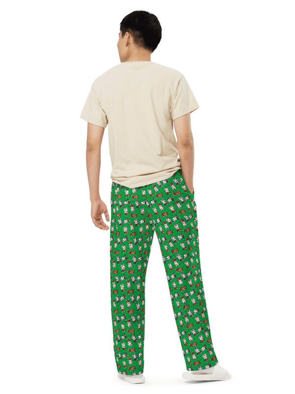 Ditsy Cows Wide Leg Pants product image (6)