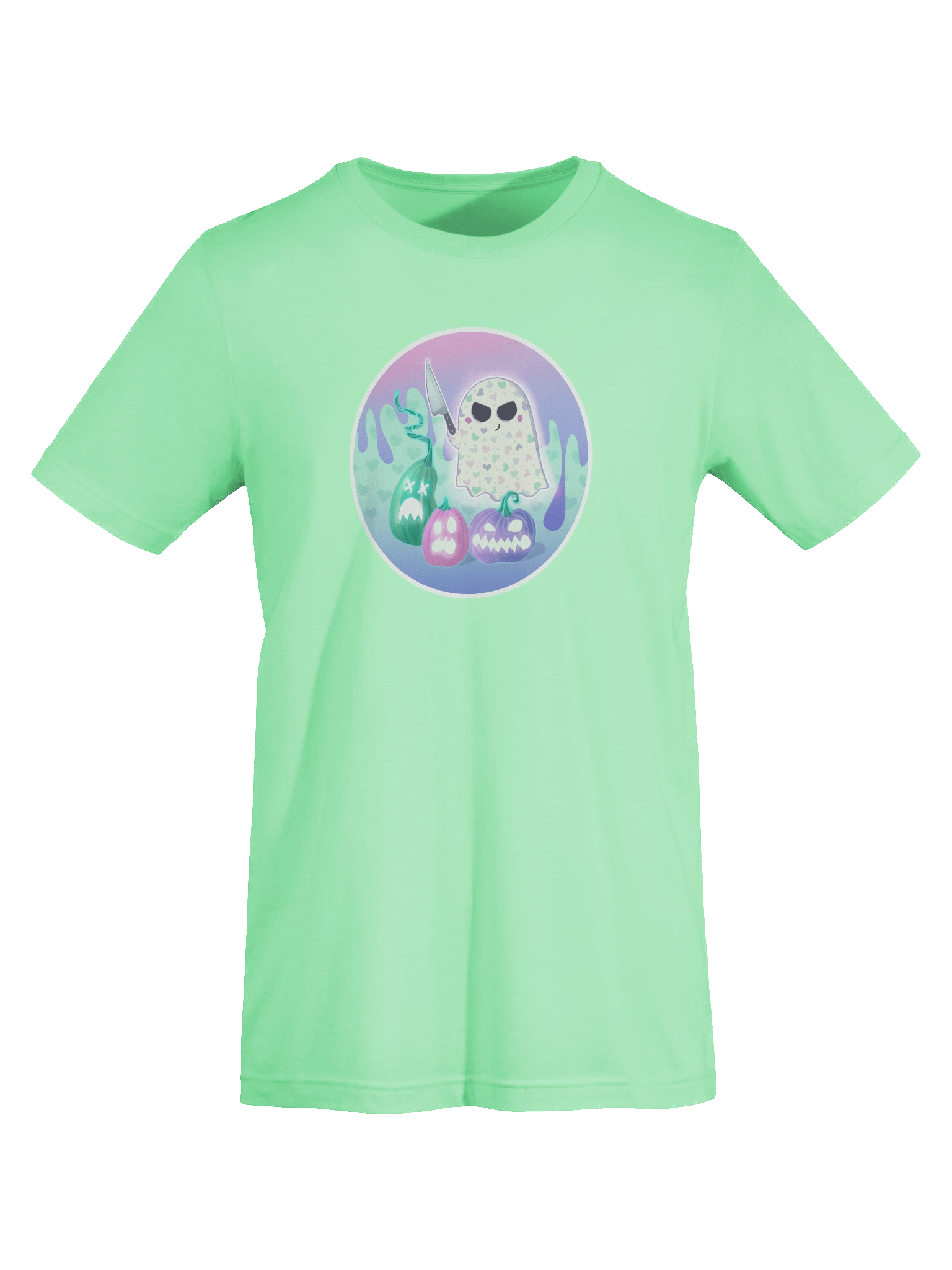 Pastel Little Ghost Pumpkin Carver - T-Shirt product image (6)
